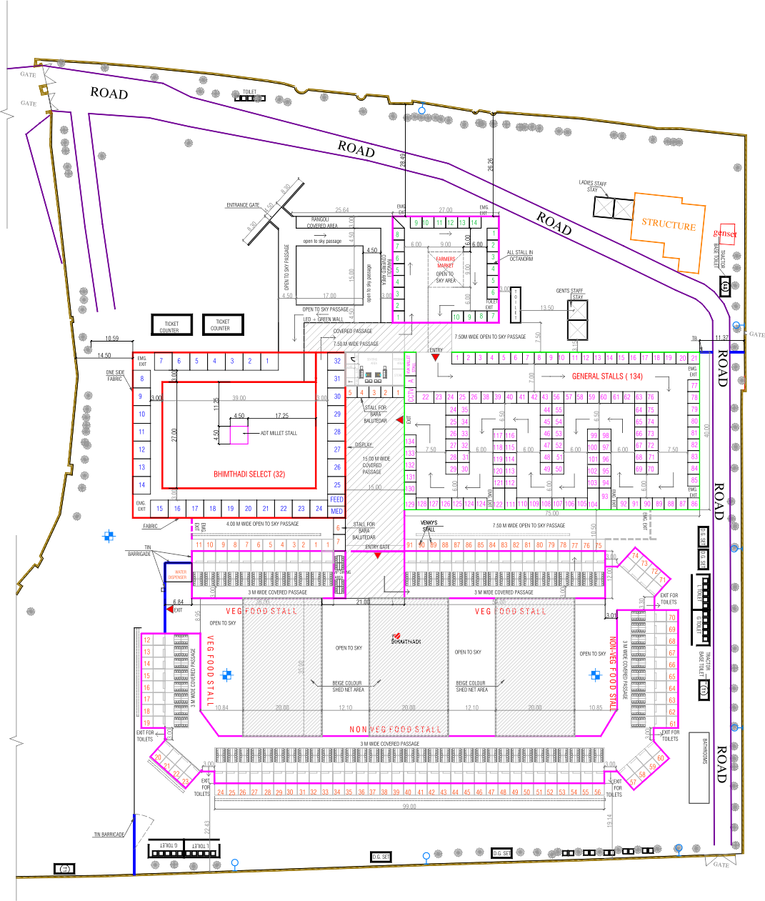 Bhimthadi Jatra 2025 Venue Map
